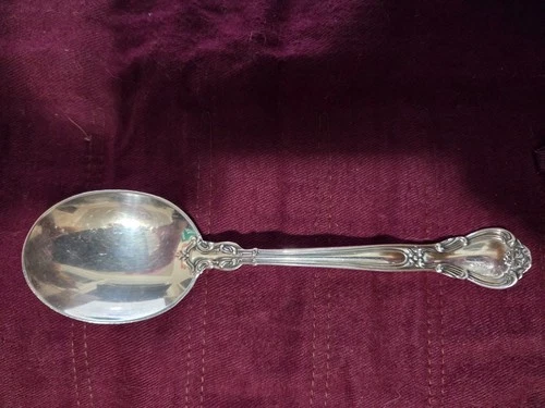 Chantilly By Gorham Sterling Silver Cream Soup Spoon  6 1/4"