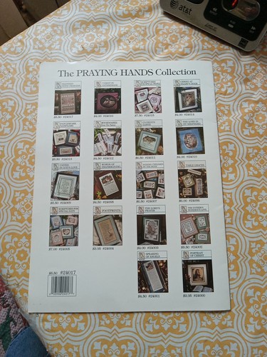 Vintage Blessed with Friends Praying Hands Cross Stitch Patterns #24017 - Picture 2 of 2