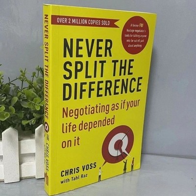 Never Split the Difference By Chris Voss Brand New Paperback - Free Shipping USA