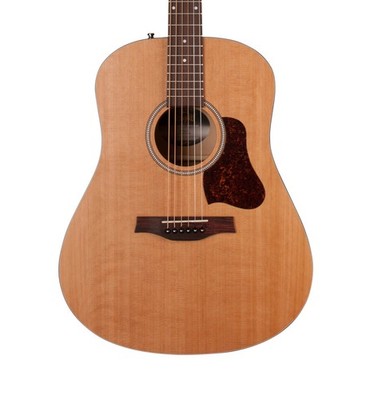 Seagull S6 Original Dreadnought Acoustic Guitar Pack, Solid Cedar Top