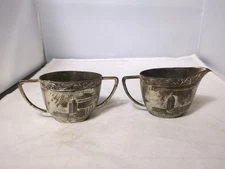1933-1934 CHICAGO WORLD'S FAIR METAL CUP Lot DIMENSIONS: 2-1/2"H X 4-1/2W X 2"D 