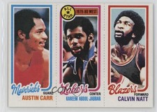1980-81 Topps Austin Carr Kareem Abdul-Jabbar Calvin Natt #200-8-61 HOF 12g7