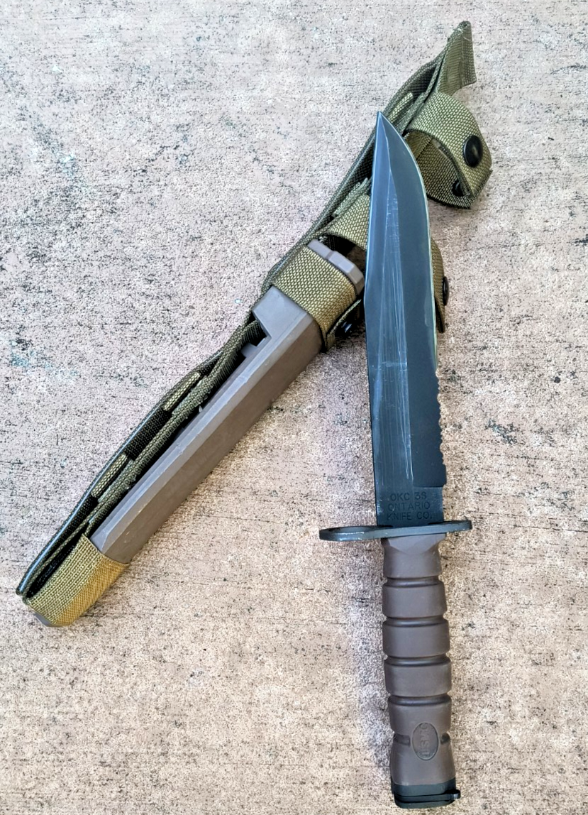 Vintage OKC3S OKC-3S Knife USMC Marine Corps Bayont Ontario Knife