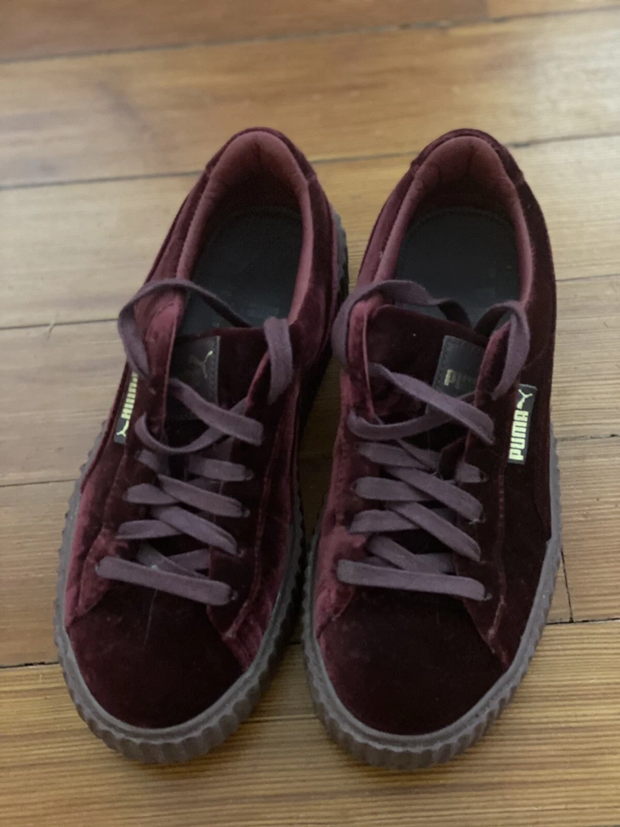 Fenty puma shop creepers burgundy