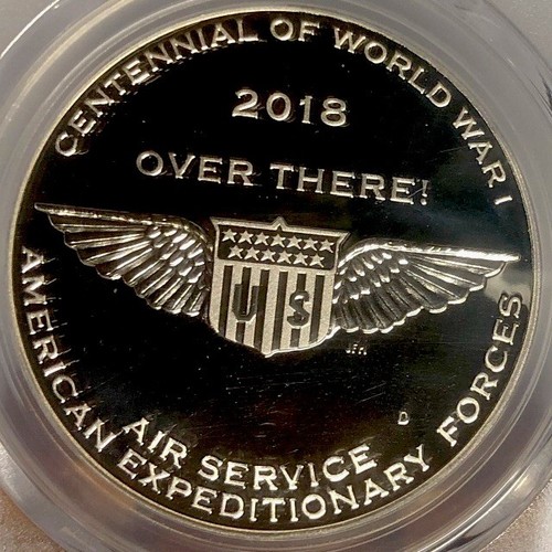 2018-D World War I US Air Service Silver Medal PCGS PR69 US MINT MASTER DESIGNER - Picture 4 of 4