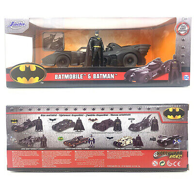 Batman Batmobile, 1989 Batmobile,w Batman Figure, Jada Batman Batmobile, 1989 Batmobile,w Batman Figure, Jada