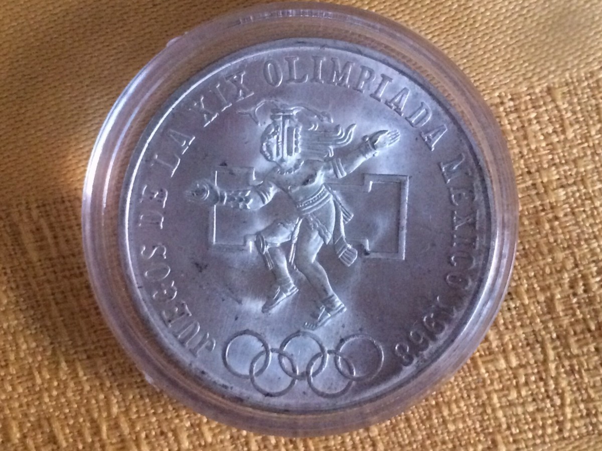 MONEDA DE 25 PESOS JUEGOS OLIMPICOS MEXICO 1968 PLATA LEY .720 | eBay