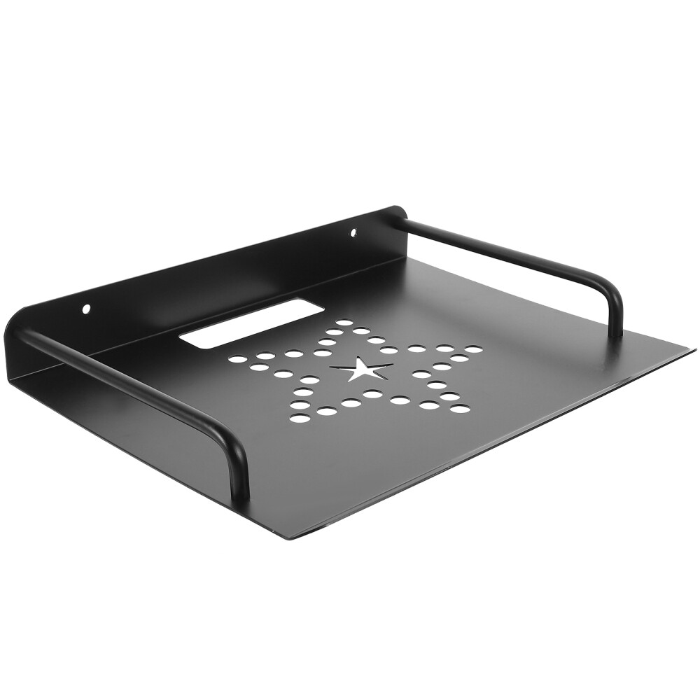 Wall Tv Mount Projector Bracket Floating Shelf Router Storage-image
