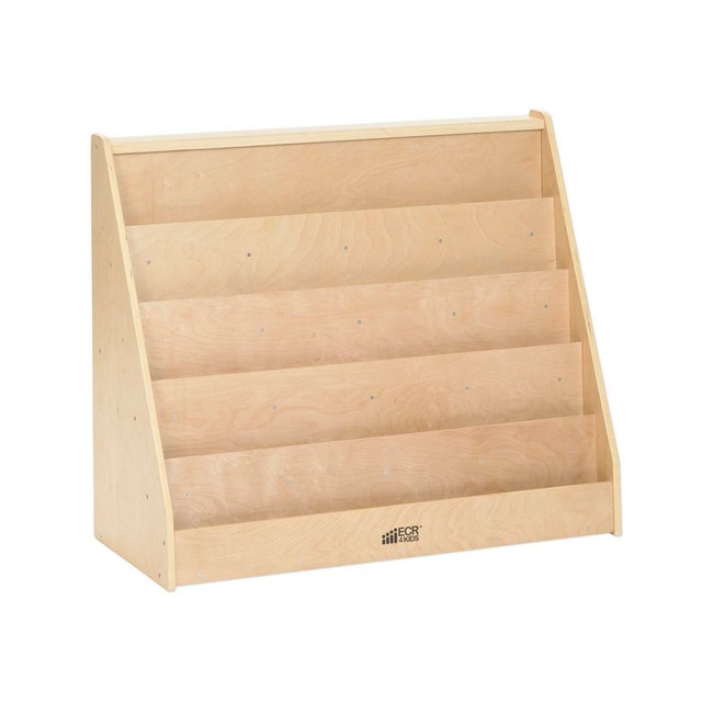 ECR4Kids Birch Hardwood Single Sided Book Display 15 Natural for sale ...