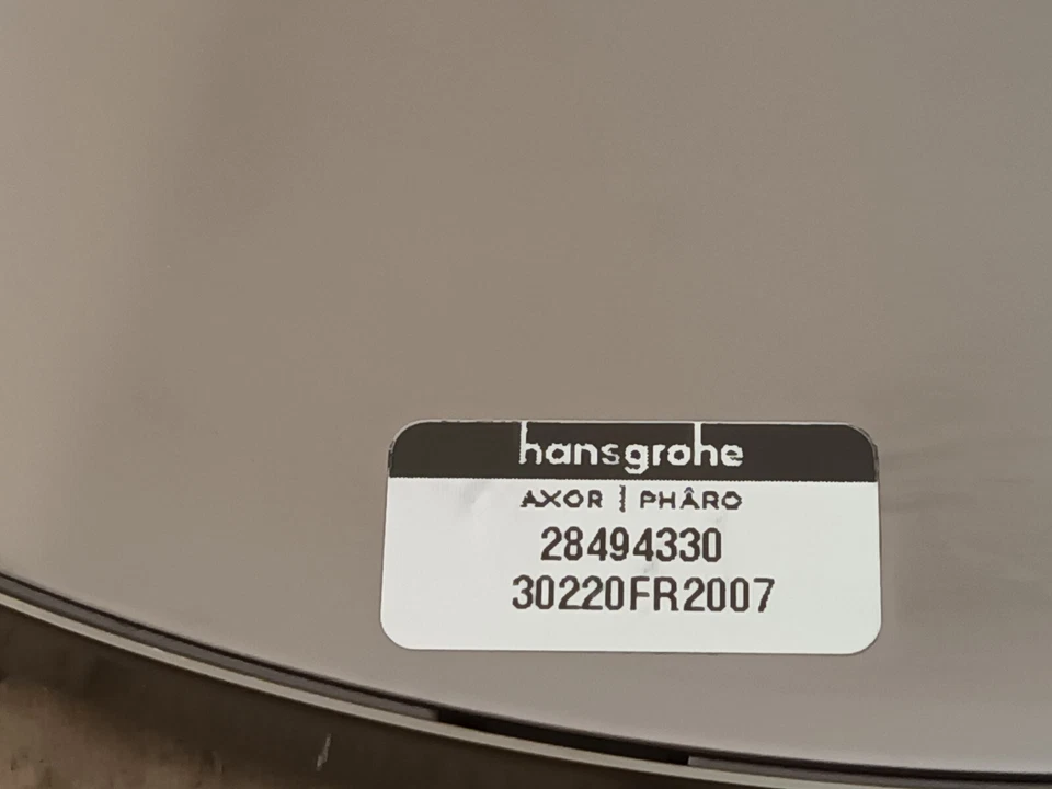 Hansgrohe Axor Rainshower Plattenkopf 240 mm Durchmesser Teller KB240 28494330 - Bild 4 von 4