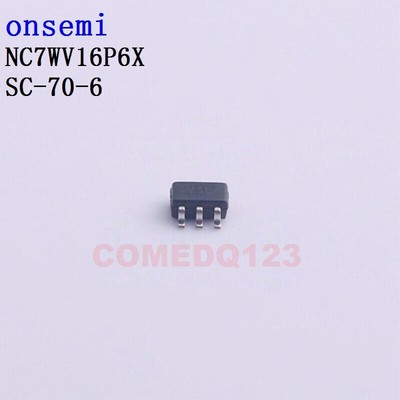 5PCSx NC7WV16P6X SC-70-6 Onsemi Buffers Drivers #F7