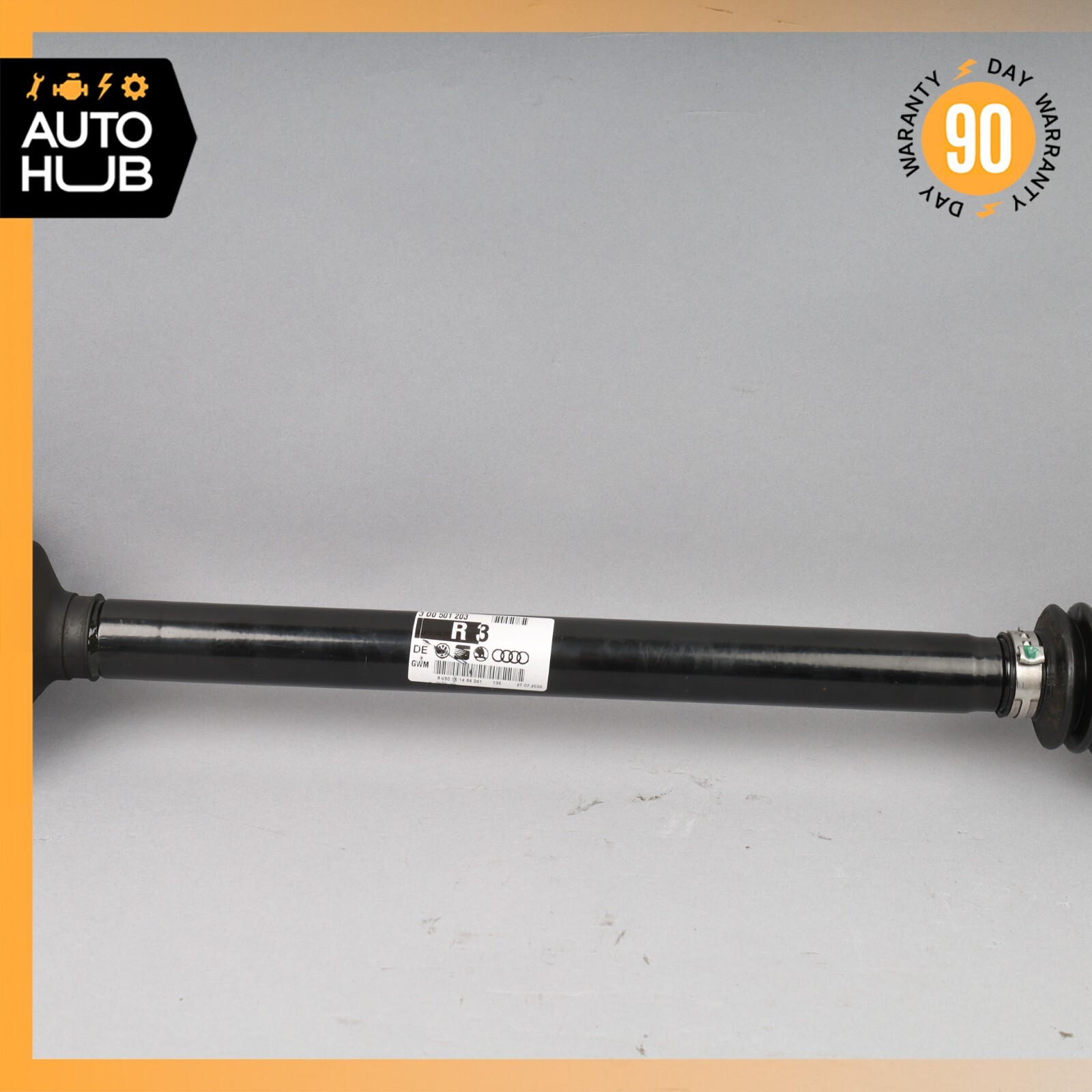03-13 Bentley Continental GT GTC Rear Right Or Left Side Half Axle Shaft OEM