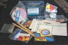 Harcourt Math Manipulatives Math Advantage - Colors, Shapes, Fractions, Time, 