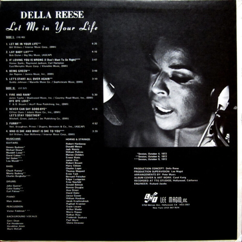 Della Reese - Let Me In Your Life (LP, Album) | eBay