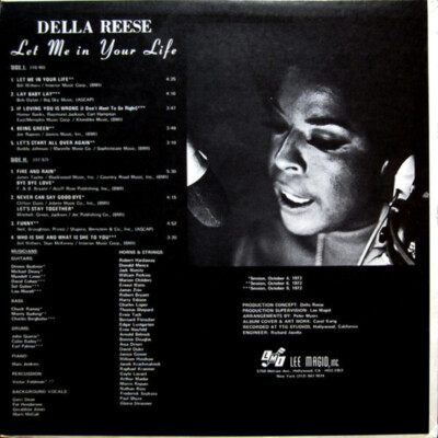 Della Reese - Let Me In Your Life (LP, Album) | eBay