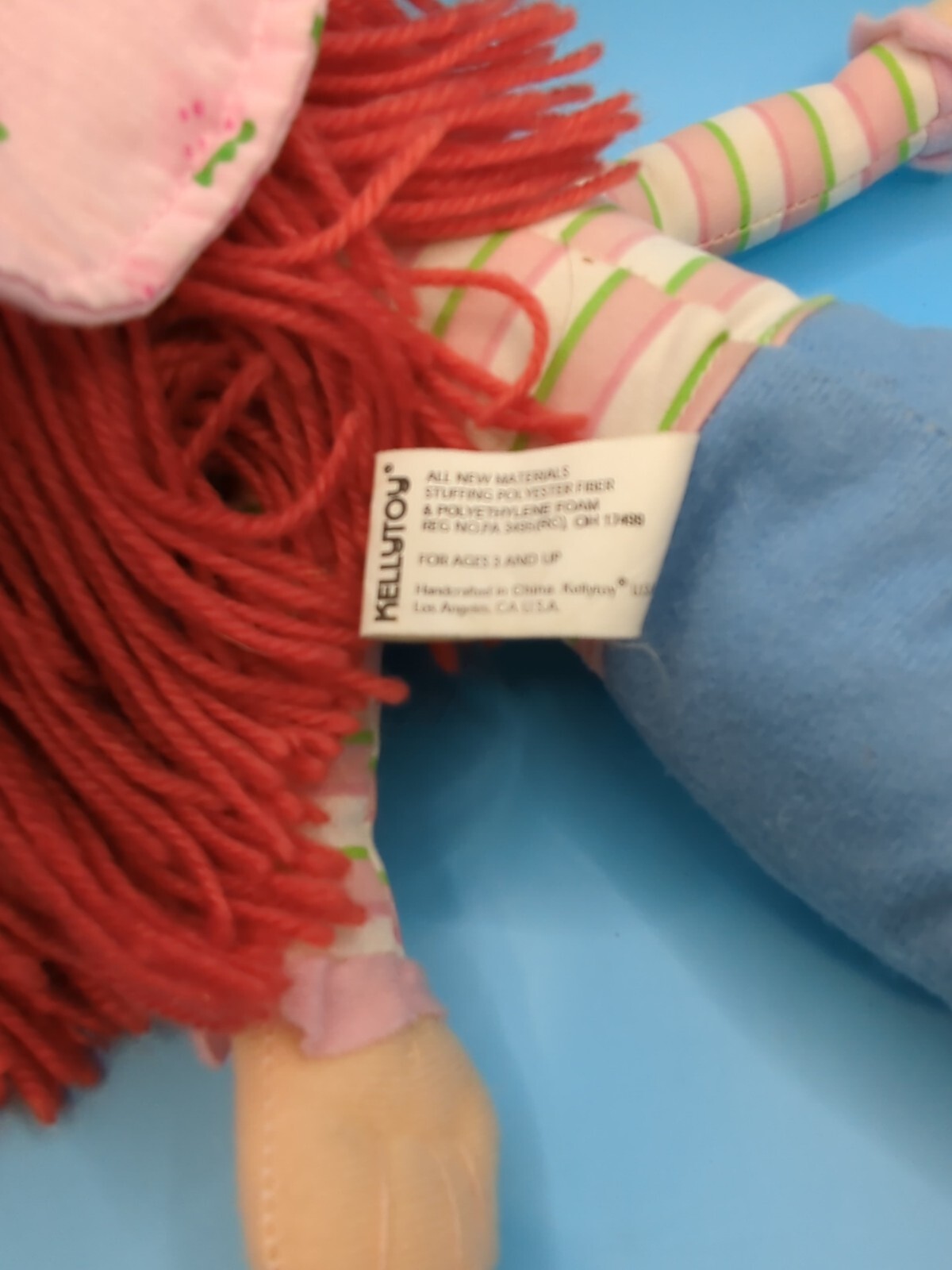 Strawberry Shortcake 2007 Kelly 16" Stuffed Plush Rag Doll Yarn Hair eBay