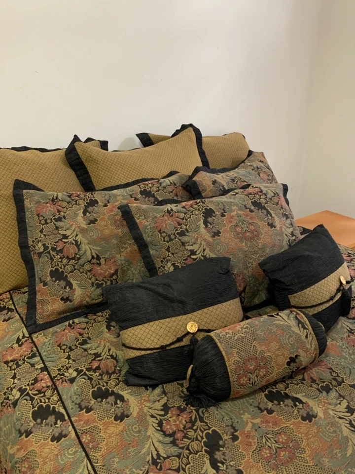 ropa de cama horchow seda queen size Foto 4 de 4