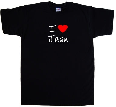 I Love Heart Jean T-Shirt - Picture 1 of 1