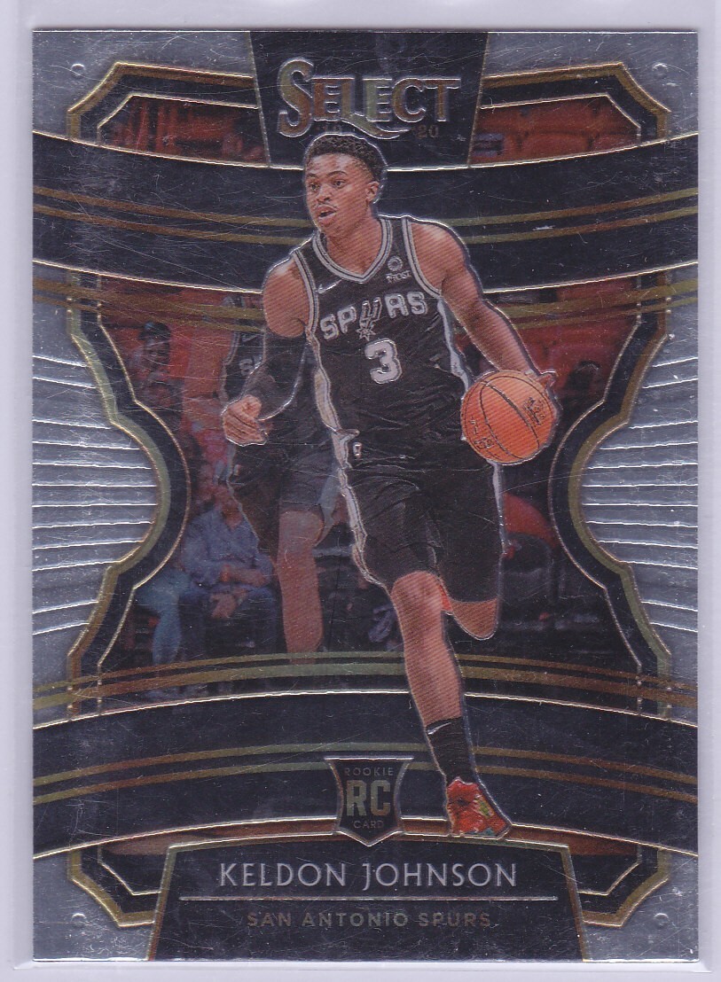 2019-20 Select #45 Keldon Johnson RC San Antonio Spurs - Base Concourse