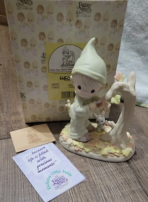 VINTAGE Precious Moments 183857  COLOR YOUR WORLD WITH THANKSGIVING  ENESCO