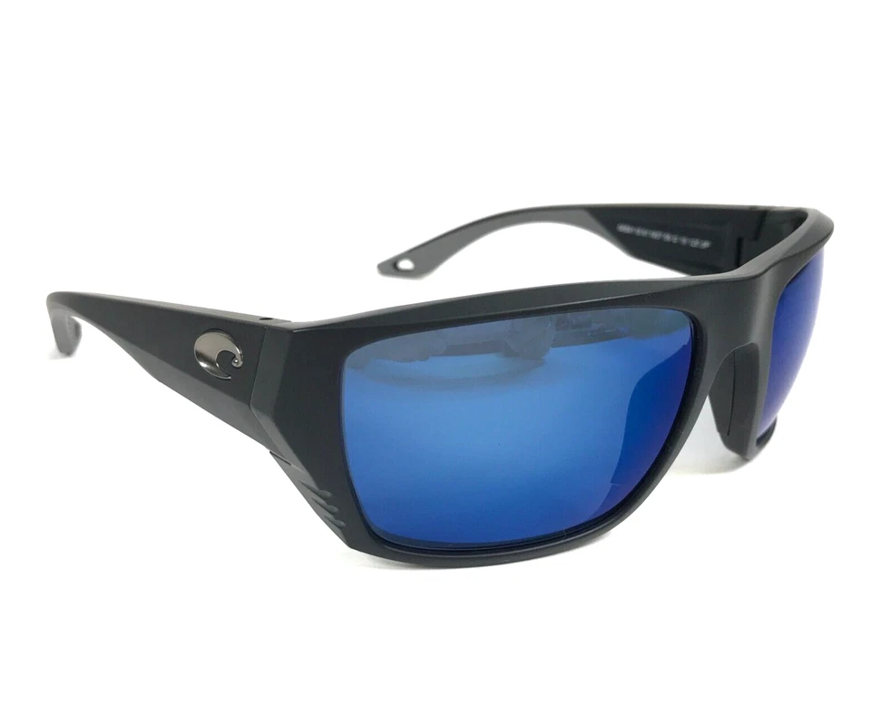 Costa Sunglasses Finlet 06S9118 911807 Matte Black Frames with Blue Mirror 580P - Image 4 of 4