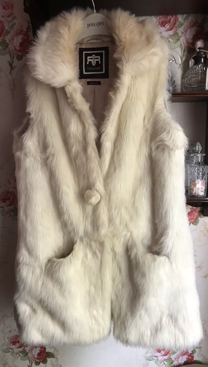 Fur gilet hotsell river island
