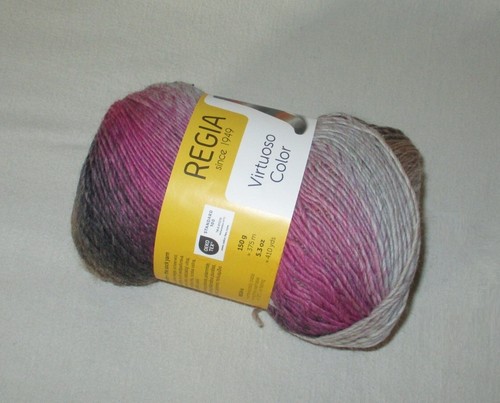 (63€/kg) 150gr REGIA Virtuoso Sockenwolle 6-fach/6-fädig Farbverlauf Sonderpr. - Picture 25 of 41