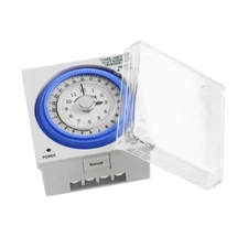 GEYA Mechanical Timer Switch 110/220V 15Mins Adjustable Time Manual or Automatic