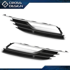 Pair Fog Light Lamp Cover Trim Garnish Fit For 2015-2016 Audi A3/A3 Quattro 
