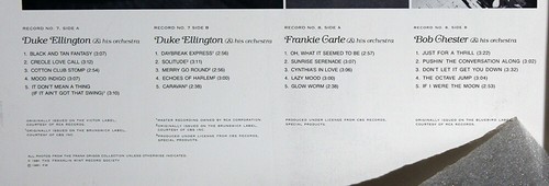 Duke Ellington-Frankie Carle-Franklin Mint Big Band-2-LP Box-Insert-Red Vinyl!!! - Picture 3 of 3