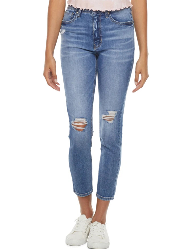 Blue spice high waist ankle best sale jeans