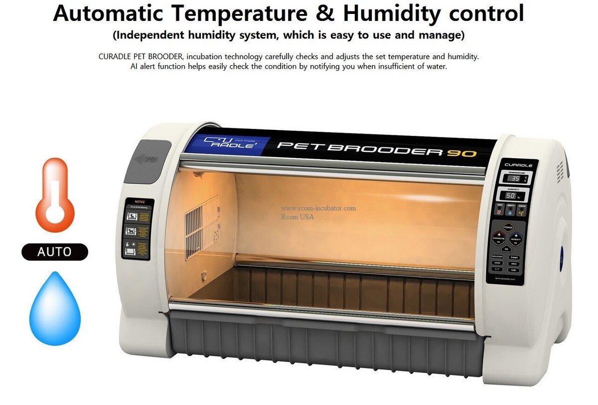 Rcom Curadle Large Pet Brooder 90 MX-B90N for Puppies and