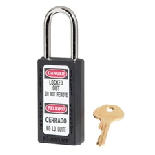 Master Lock | Zenex Thermoplastic Safety Padlock, 1-Pack | SKU: 411BLK