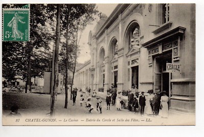 Ancienne Carte Postale CPA 63 Chatel-Guyon (Vieille Rue) - Début 1900, Noir Et Blanc