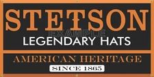 STETSON HATS COMPETITION RODEO ARENA SIGN REMAKE BANNER SIZE CHOICES