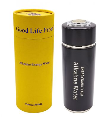 Alkaline Water Flask, Bereiter für alkalisches Wasser - schwarz