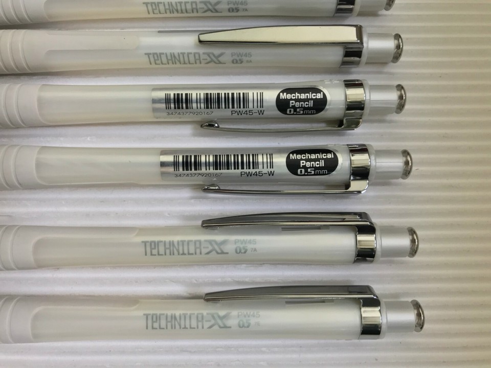 1 VINTAGE PENTEL PENCIL "TECHNICAX" PW45 0.5mm DOUBLE PUSH