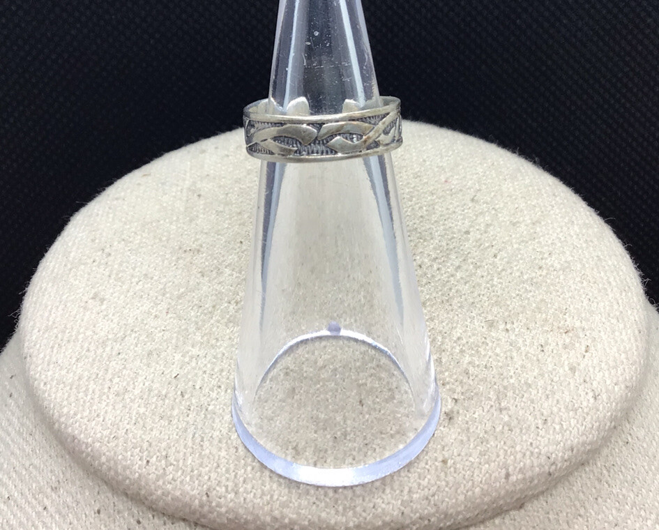 Sterling Silver 925 Unique Design Toe Ring-Adjust… - image 1