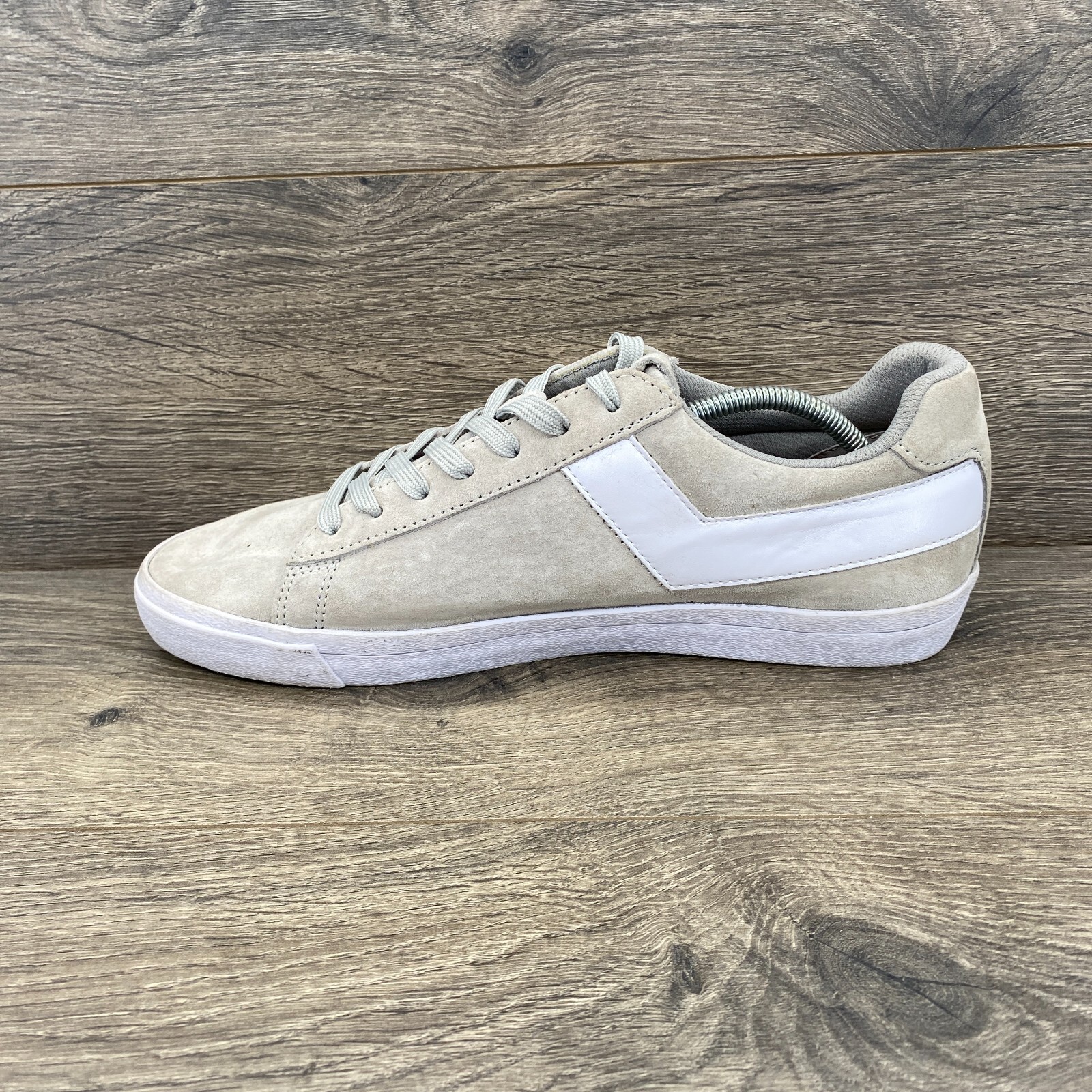 Pony Topstar Lo Core Sneakers Scamosciate Donna Taglia 10 Beige Bianco 42045404G 