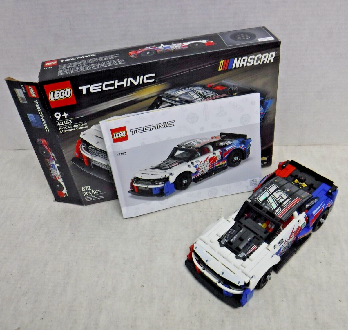 LEGO Technic NASCAR Chevrolet Camaro Set 42153 W/ Box