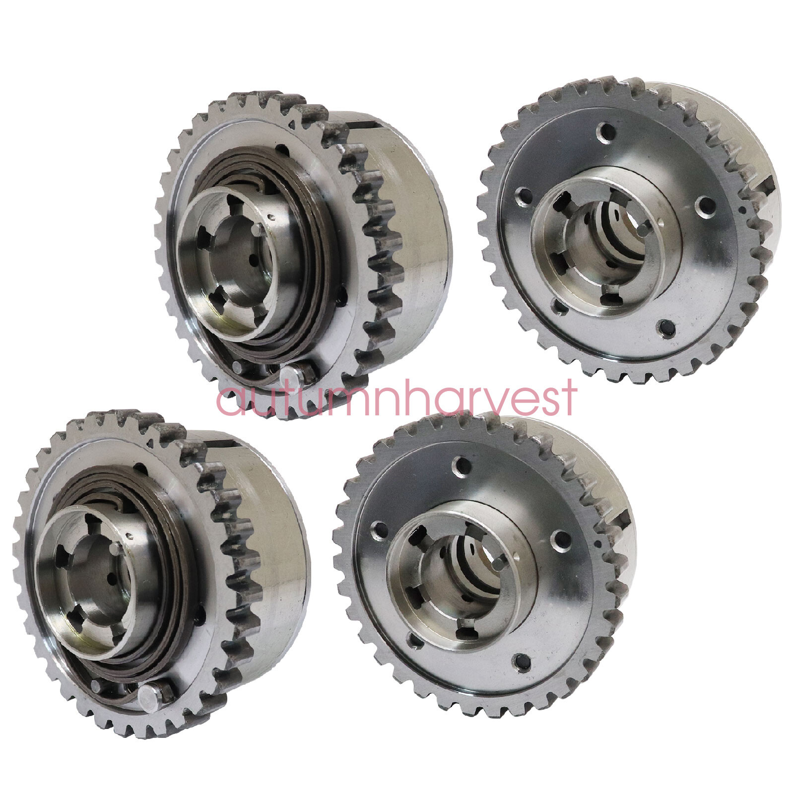 4Pcs Camshaft Phaser Inlet & Outlet Fit Maserati Quattroporte Ghibli S 3.0L NEW