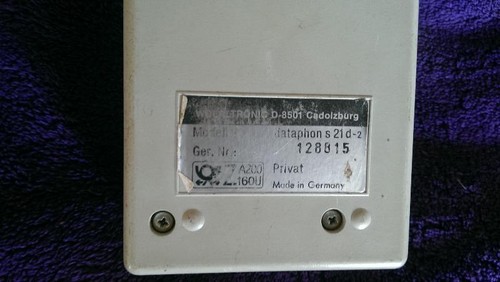 ❌ Akustikkoppler / dataphon-s21d-2 / Retro / 300 Baud / Modem - Bild 8 von 15