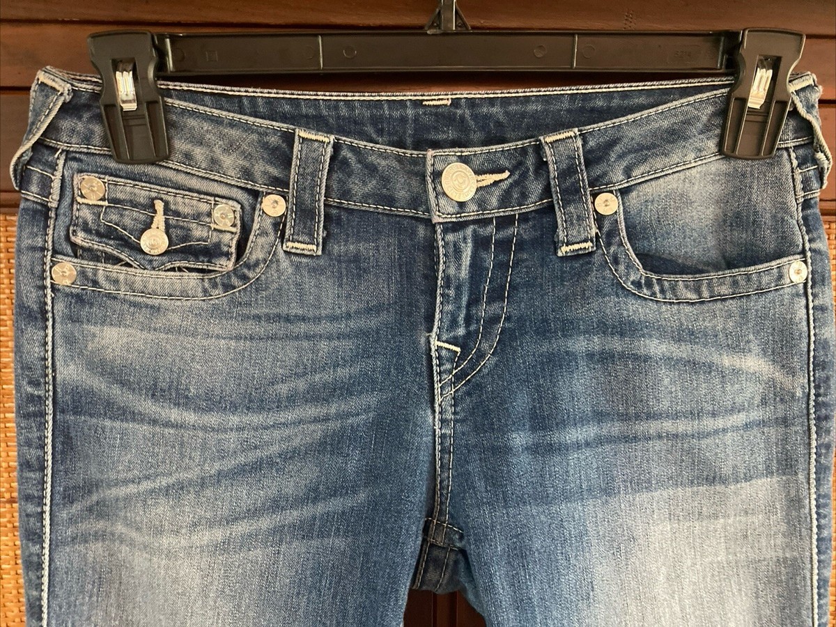 Women's True Religion 28 Denim Capris. Inseam 23”. W18 | eBay