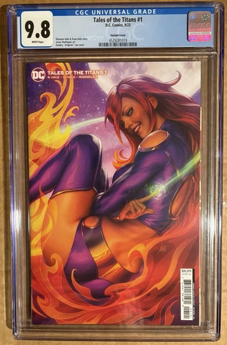 TALES OF THE TITANS # 1 CGC 9.8! ARTGERM VARIANT COVER. (2023).