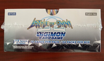 DIGIMON CARD GAME BT05 BT5 BATTLE OF OMNI BOOSTER BOX ENGLISH (24 PACKS) | eBay DIGIMON CARD GAME BT05 BT5 BATTLE OF OMNI BOOSTER BOX ENGLISH (24 PACKS) | eBay