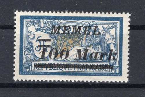 Memel 118II VARIETY** MNH MINT BPP 25EUR