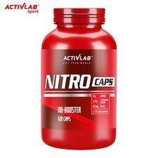 NITRO CAPS 120 - PreWorkout Arginine Nitric Oxide Booster Pump Pills Pre Workout