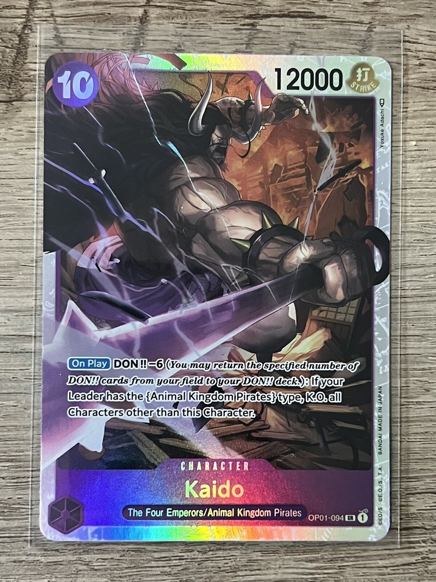 Kaido One Piece Card TCG Romance Dawn OP01-094 SR English NM