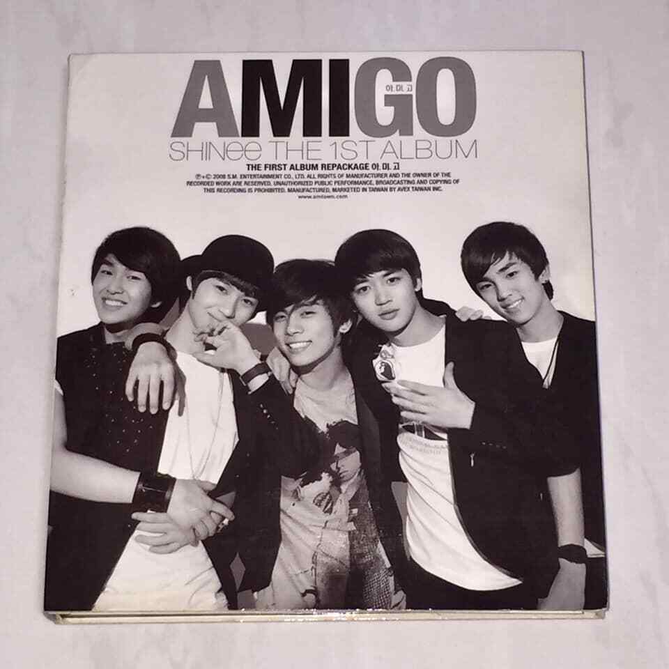 SHINee AMIGO リパッケージアルバム Shinee 2008 Amigo The 1st Album Repackage Taiwan CD+DVD Book Promo