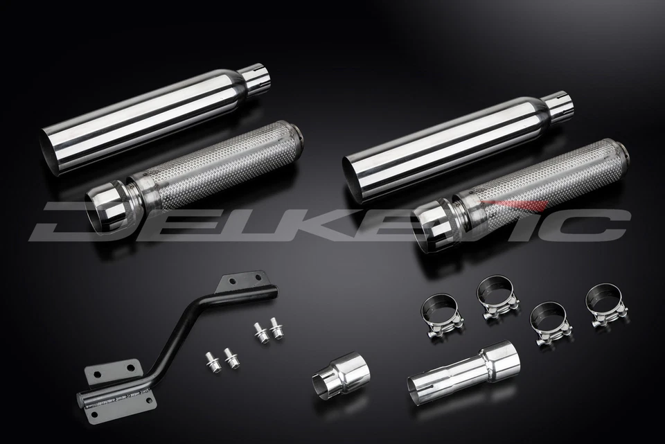 Глушители выхлопные Honda VT1100 Shadow Sabre 2000-2007 16 дюймов из нержавеющей стали с бычьим носовым наконечником - Изображение 3 из 4